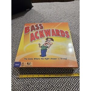 2012 Bass Ackwards Board Game by Pressman Ages 13+ New NIP